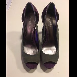 Calvin Klein Kathleen platform shoes . Size 7.5